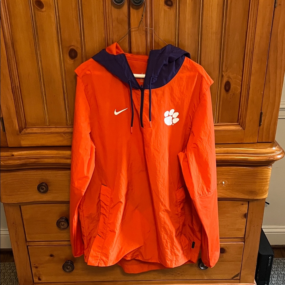 Nike Orange Jacket with Purple Hood